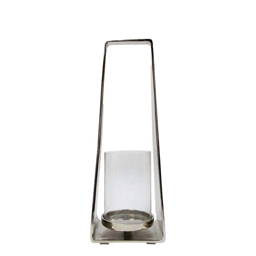 Lantaarn met hendel zilver h20 d23
