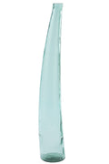 J-Line vloervaas - glas - azuurblauw - L