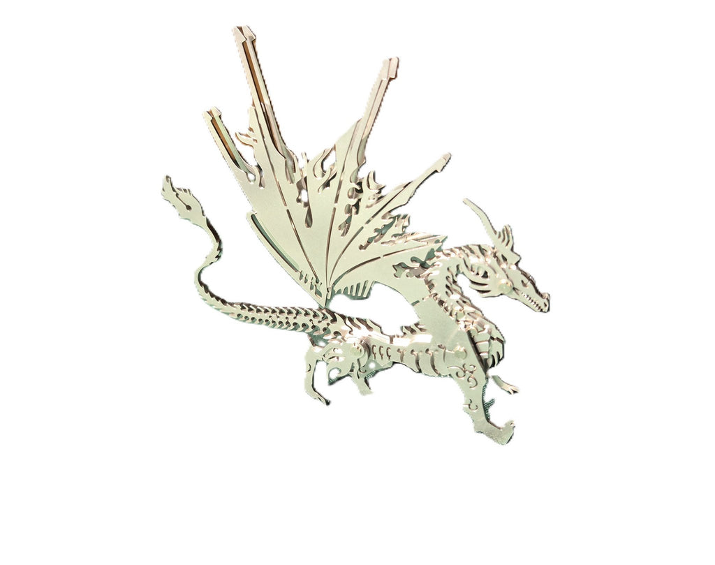 Bouwpakket 3D Model DIY Vuurdraak- metaal