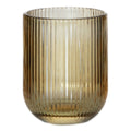 Waterglas Amber Stripe H9,5 D7,5