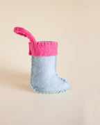 Kerstornament | Geborduurde viltkous Happy Home