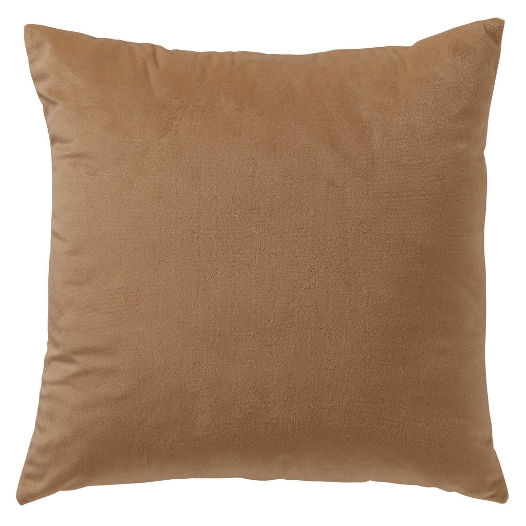 Dutch Decor Croco - Kussen 40x40 cm - Tabaksbruin - Bruin