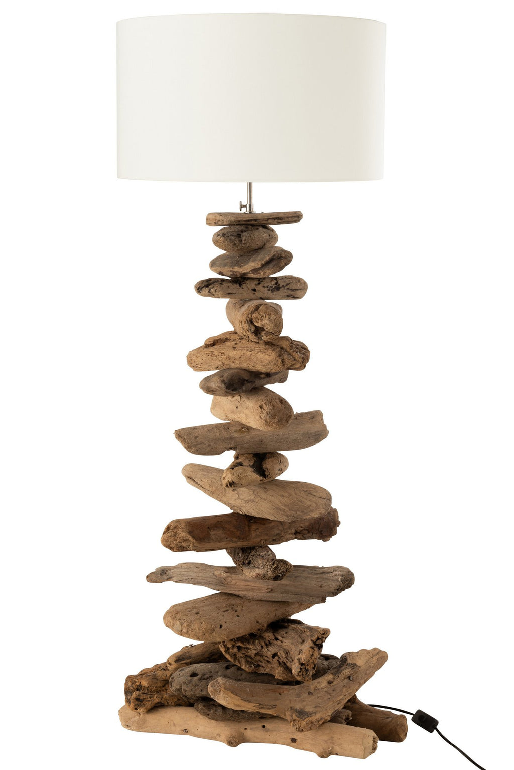 J-Line vloerlamp - hout - naturel/beige - medium