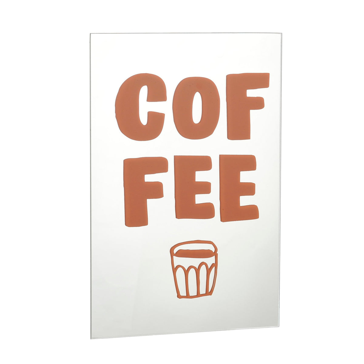 Spiegel koffie bruin
