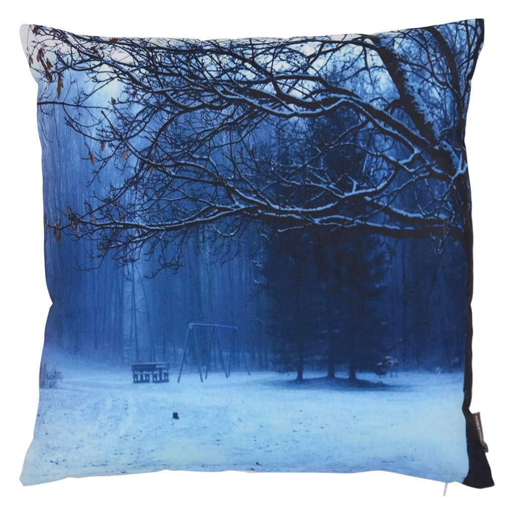 Kussen Fotoprint Winterlandschap 45x45