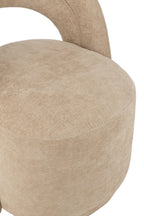 J-Line zetel Accent - textiel - beige