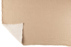 J-Line Plaid Teddy Strepen Stiksel Katoen/Polyester Beige