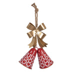 Kersthanger Bel 26x10x29 cm Rood Metaal