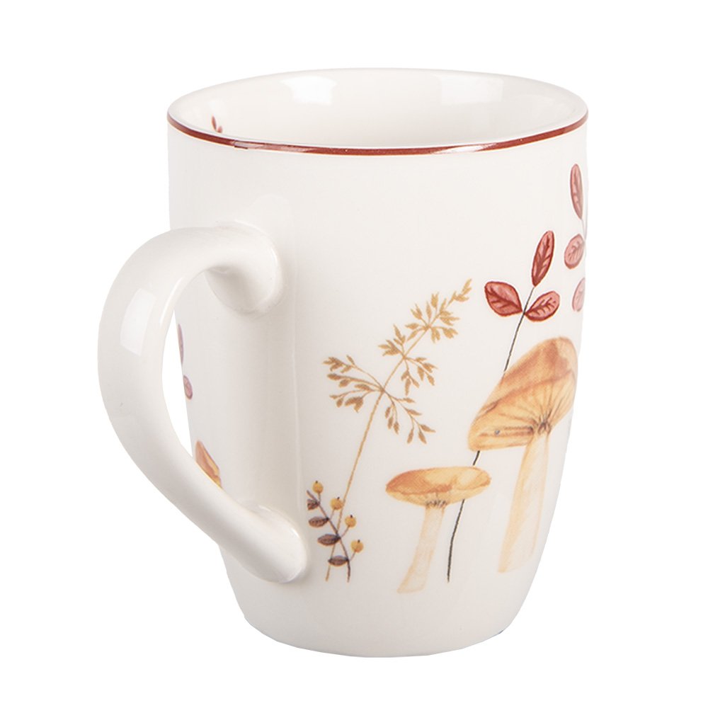MOK 350 ml Beige Porselein Paddenstoelen