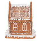 Gingerbread house met LED 17 cm Bruin Polyresin Peperkoekhuisje