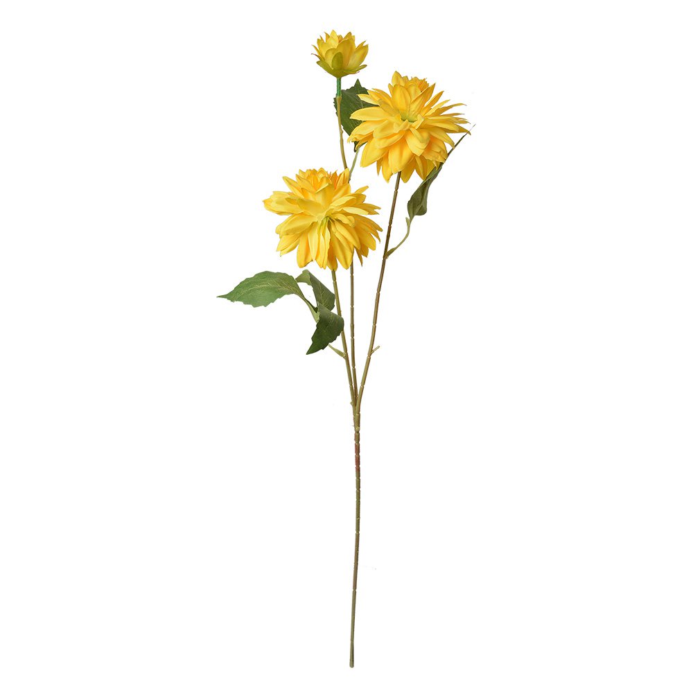 Kunstbloem 70 cm Geel Kunststof