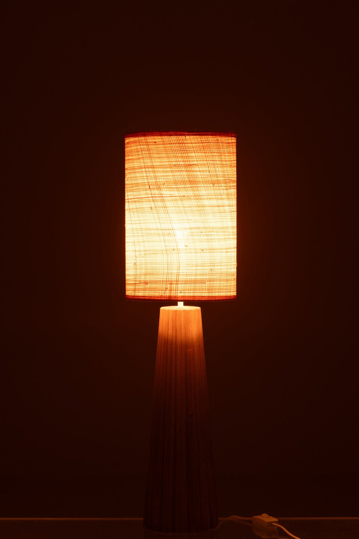 J-Line lamp Paraplu - hout - naturel - small