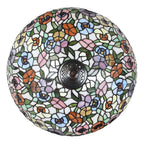 Tiffany Tafellamp Ø 46x72 cm Groen Glas Tiffany Bureaulamp