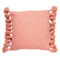 Nederlands decor Ruby - Kussen katoen 45x45 cm gedempte klei - roze