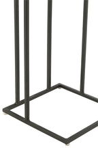 J-Line bijzettafel Vierkant - hout/epoxyhars - naturel/wit
