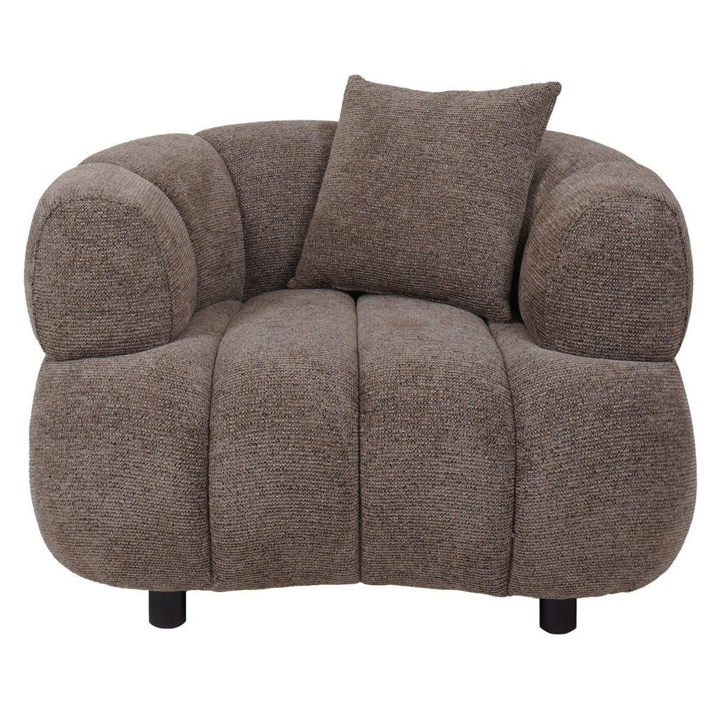 Fauteuil Rocco Donker Bruin