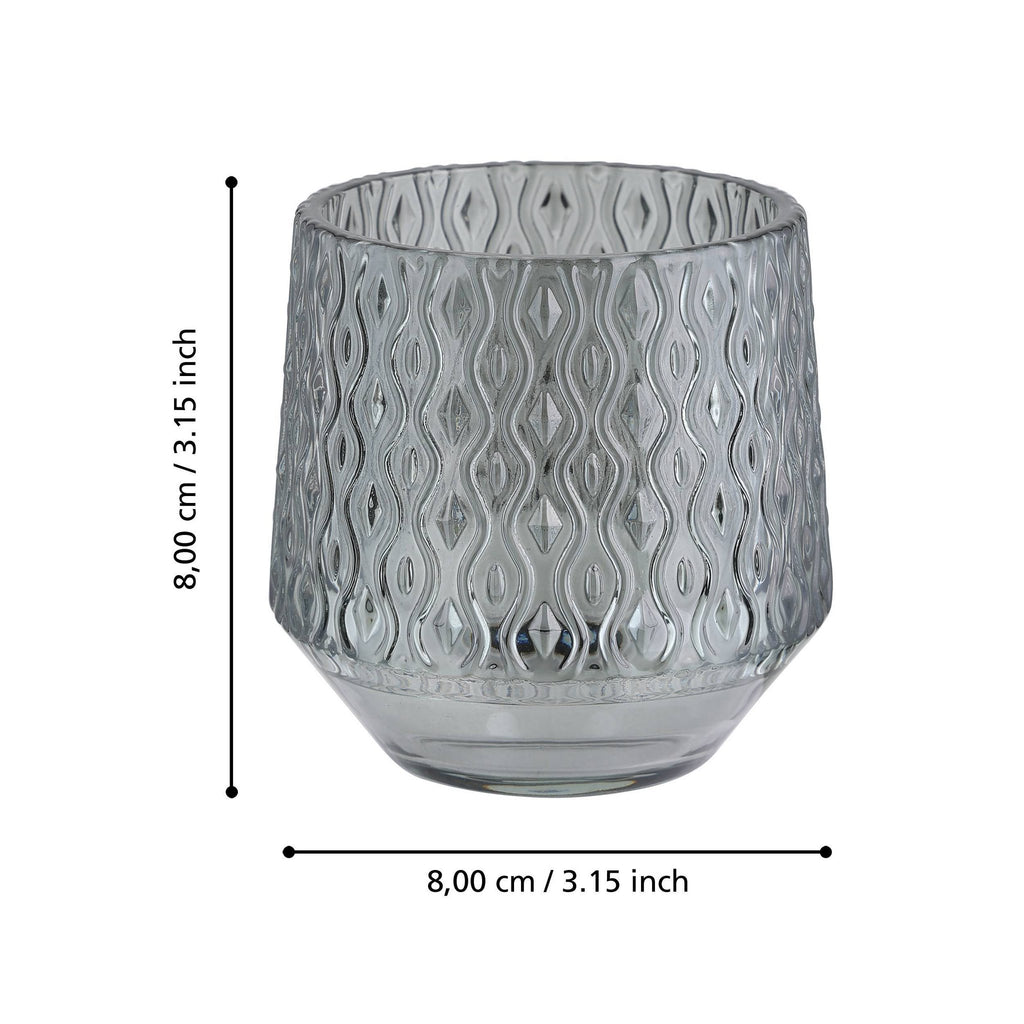 Windlicht Bezamby Smoke 14x14cm