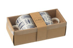 J-Line Doos 2 Mokken Vi Keramiek Donkerblauw
