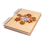 Duurzaam Houten Notitieboek – Komoni – Heartfelt/Hart – Gerecycled papier