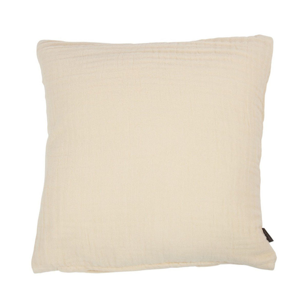 Nova kussen mousseline crème 45x45cm