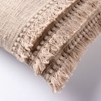 Dutch Decor Fara - Kussen 45x45 cm - 100% katoen - Puimsteen - Beige