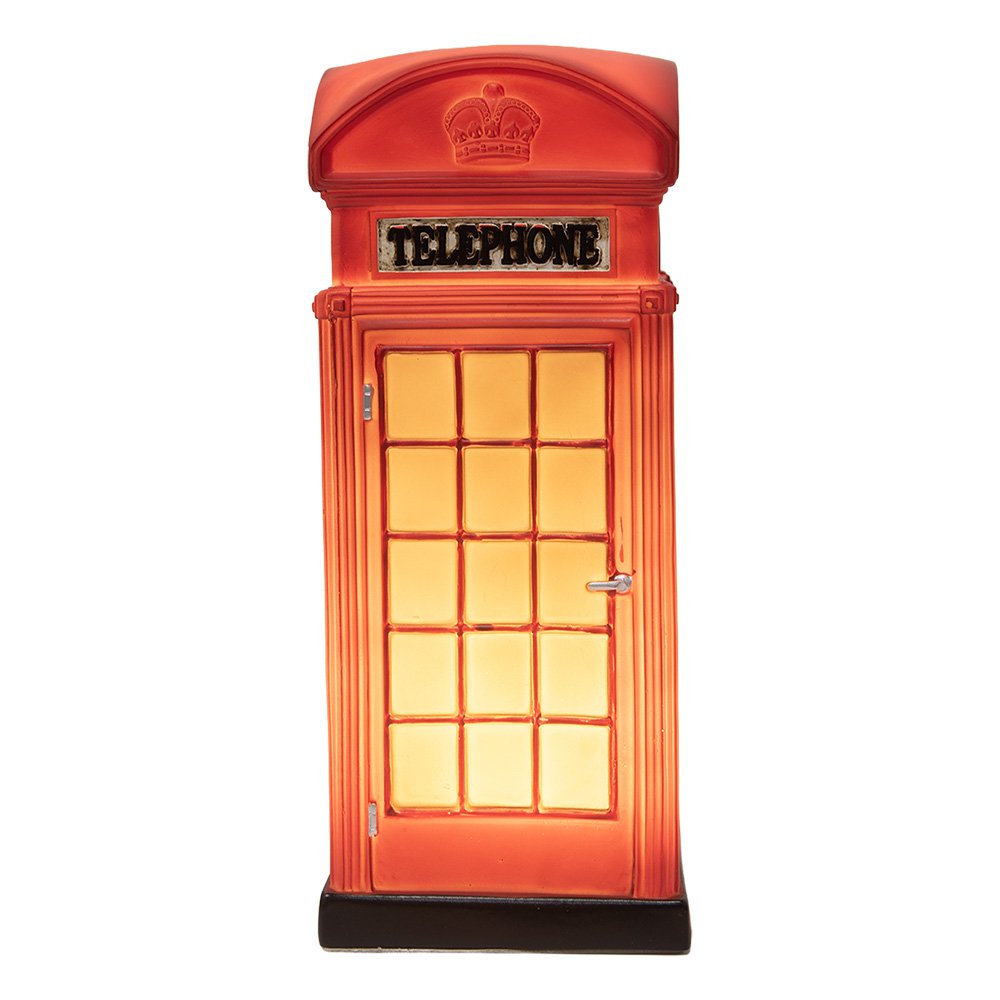 Nachtlampje LED 10x10x23 cm Rood Kunststof
