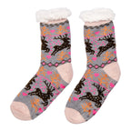 Kerstsokken set van 12 one size Meerkleurig Synthetisch Hert