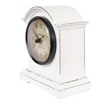 Staande Klok 13x7x14 cm Wit Hout