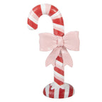 Kerstdecoratie Beeld Zuurstok 11x6x20 cm Rood Kunststof