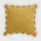 Kussenhoes | Mirage Scallop Deep Oker kussenhoes van Sanctuary Living