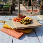 Wooden serving board Sal Pink