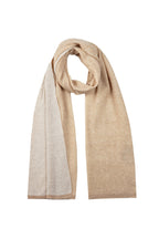 Angora sjaal ecru-taupe
