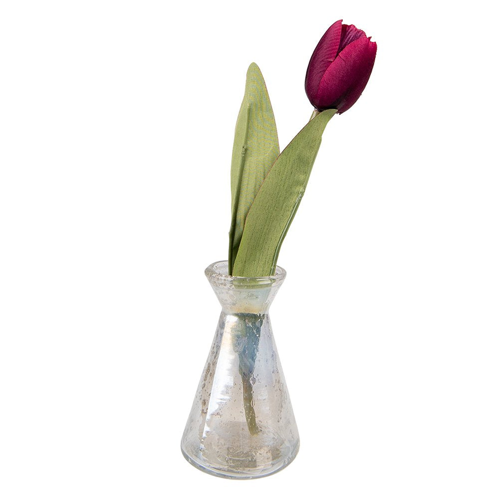 Vaas Ø 6x11 cm Glas Glazen Vaas