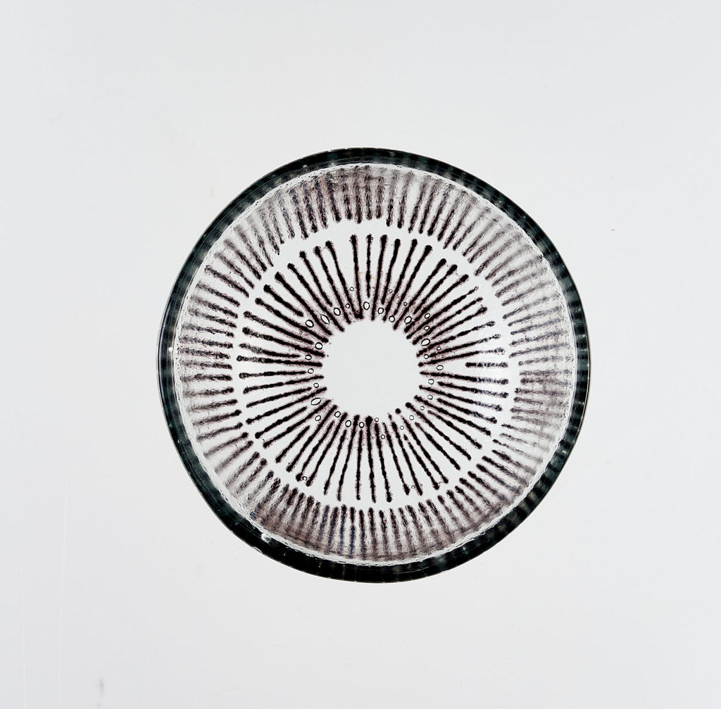Rays Bowl Tray 12x5 zwarte strepen