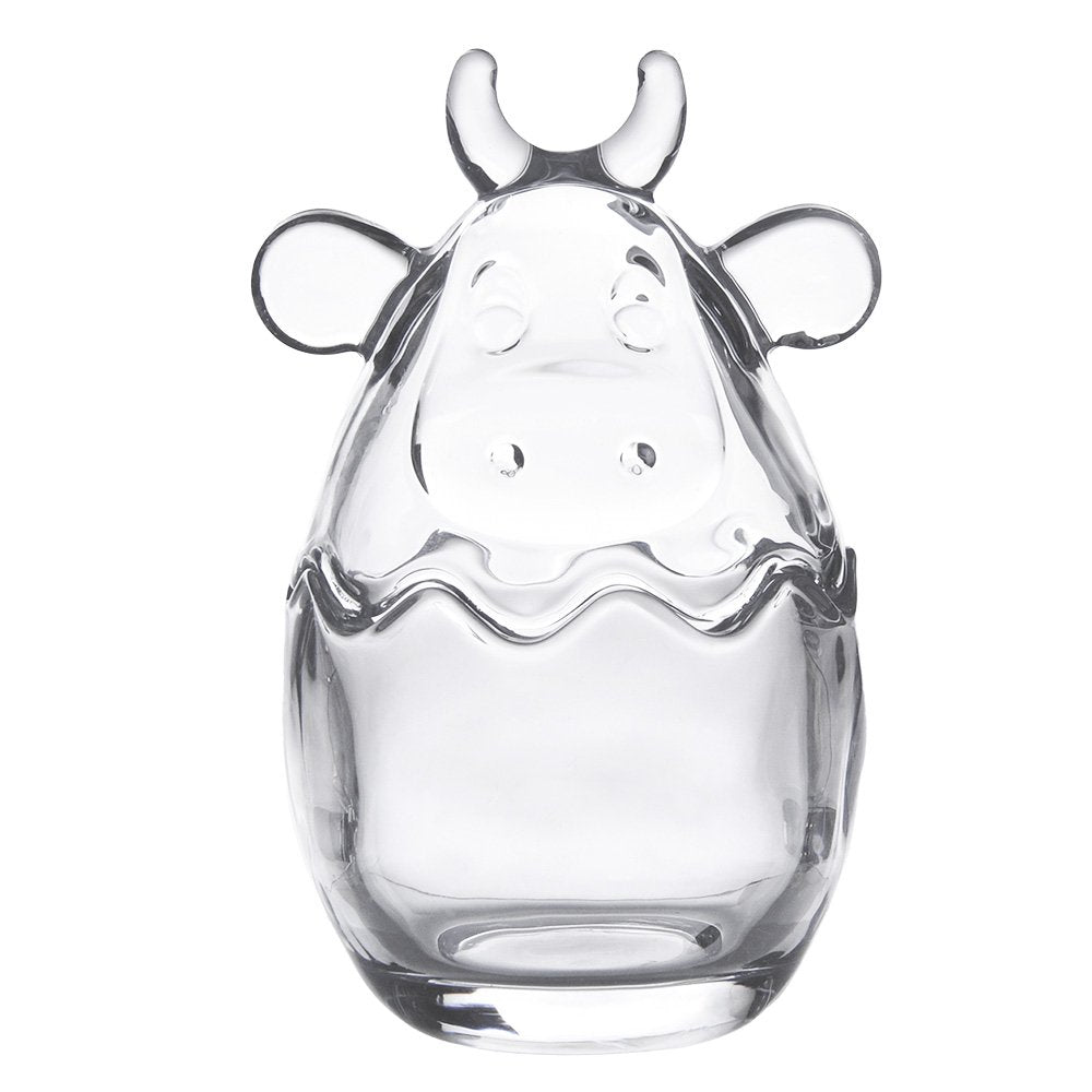 Glazen potje Koe Ø 8x14 cm Transparant Glas Potje