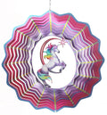Windspinner, Spin Art, Eenhoorn/ Unicorn, 12UNI307, Ø 30cm
