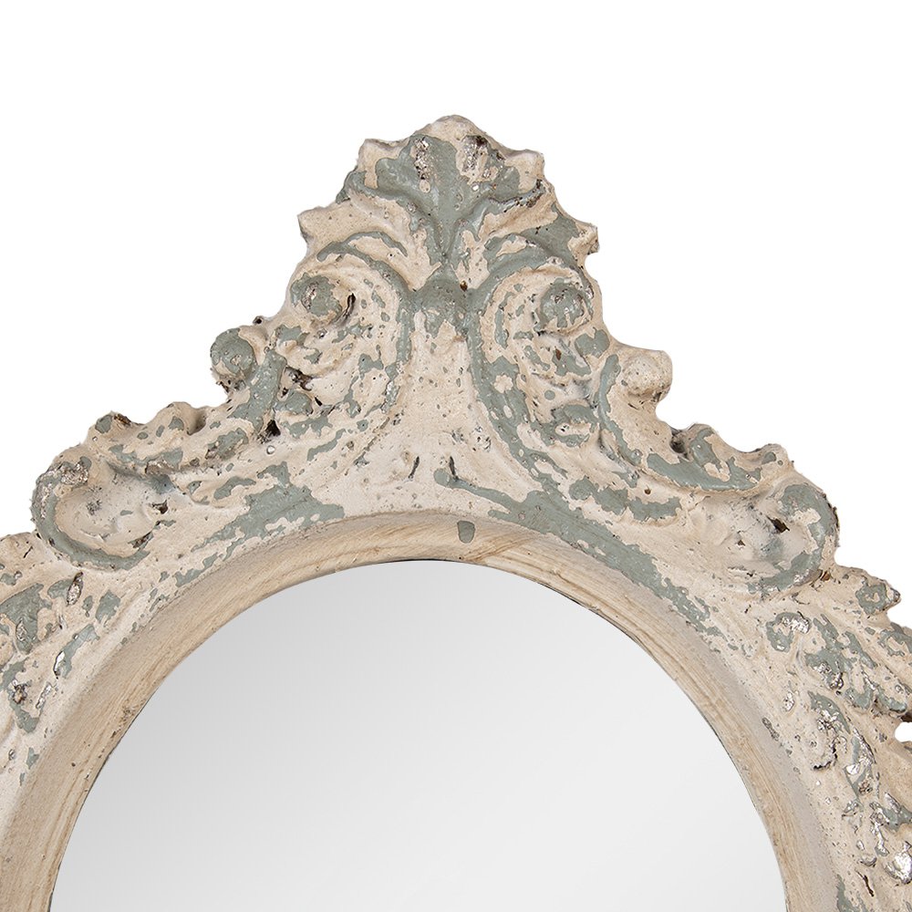 Spiegel 46x3x64 cm Beige Metaal