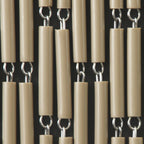 Vliegengordijn Verspringend taupe 100x232 cm