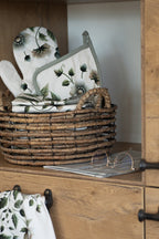 Servetten Katoen Set van 6 40x40 cm Beige Katoen