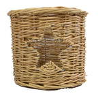 Rotan windlicht ster 13cm