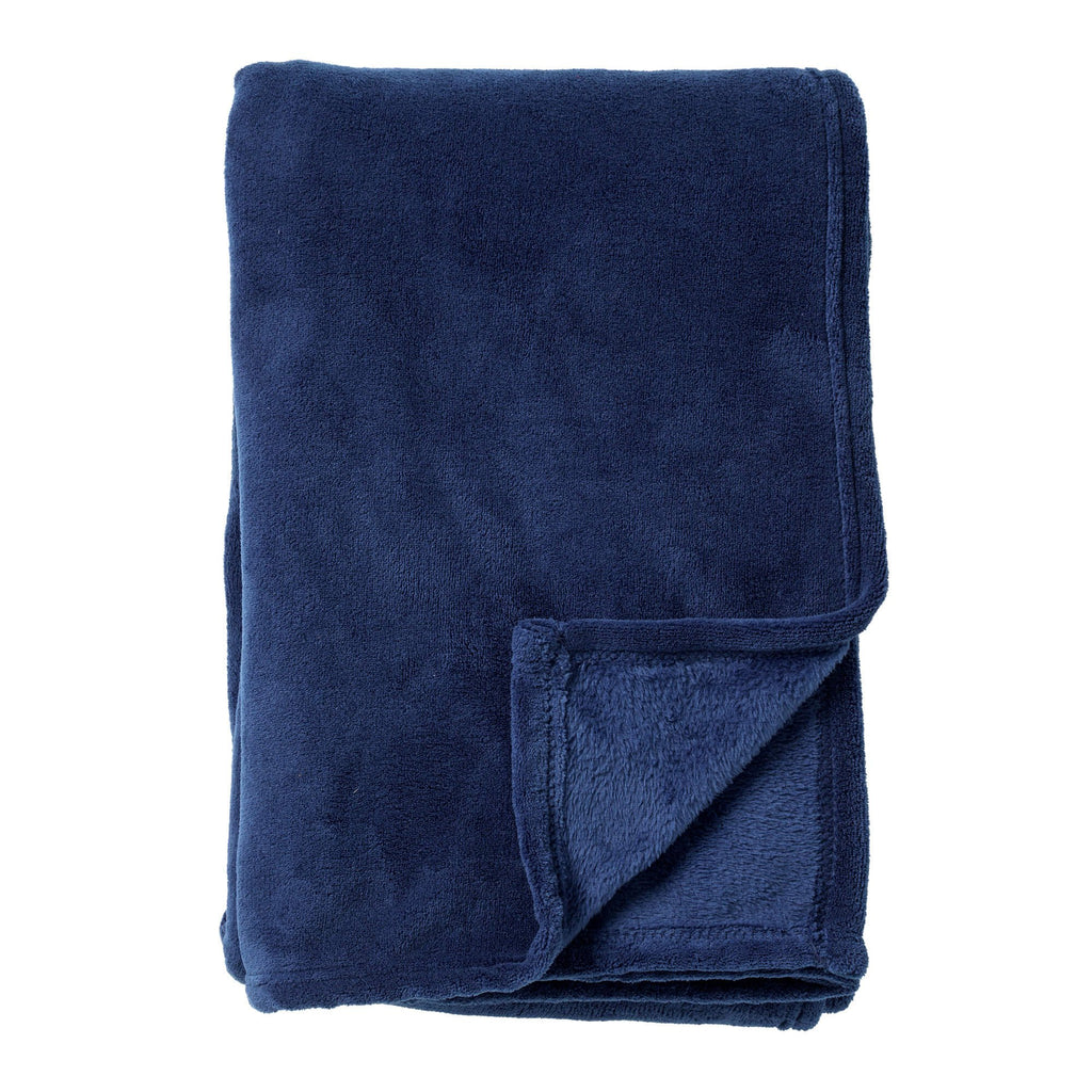 Dutch Decor Owen - Plaid 130x160 cm - Insignia Blauw - Blauw