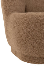 J-Line Zetel Teddy Boucle Bruin