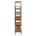 Wandrek Bruin Zwart, Hout en IJzer 80x32x169 cm