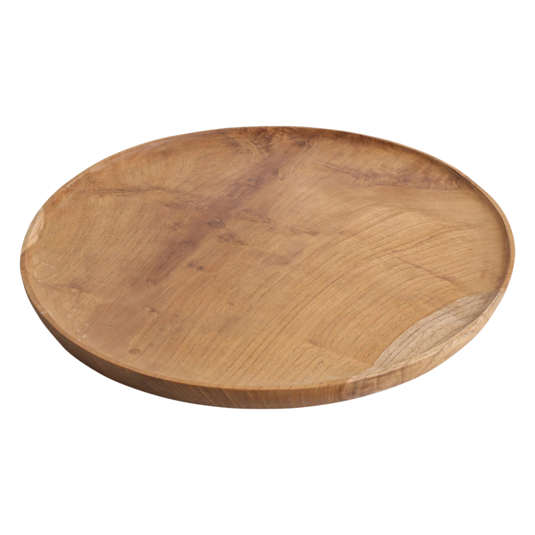 Teakhouten decoratief bord