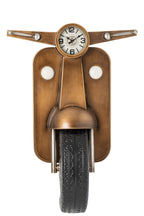 J-Line wandklok - metaal - goud