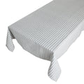 Medium Fine Stripe Tafelkleed Textiel donkergrijs 140x250cm