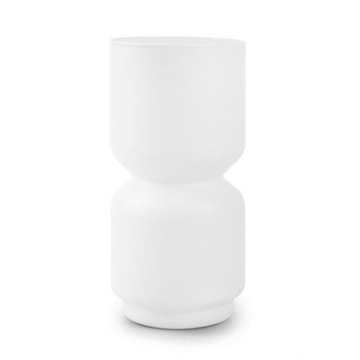 Eco vaas 'funny x' mat met h25 d12 cm