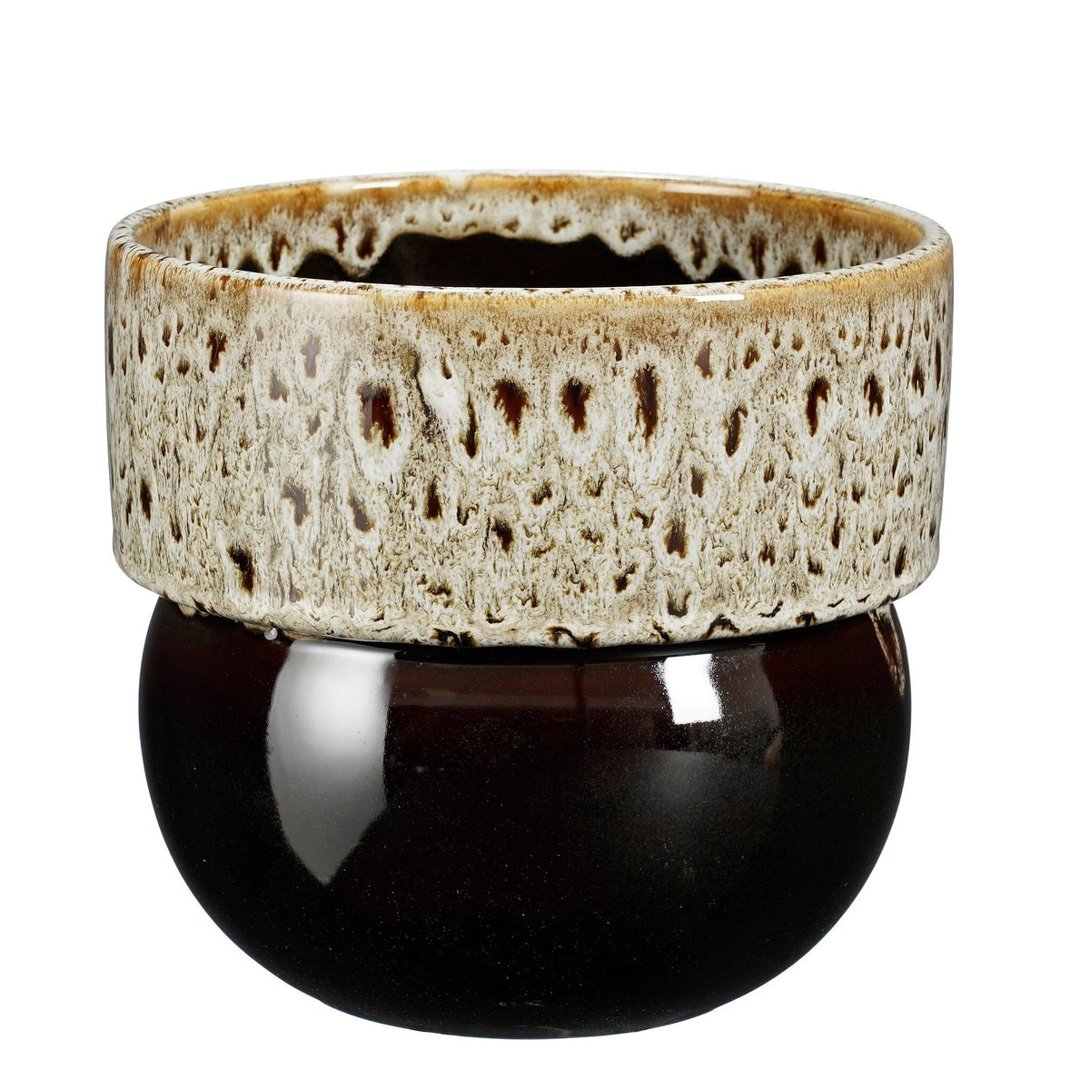 Debby pot rond bruin