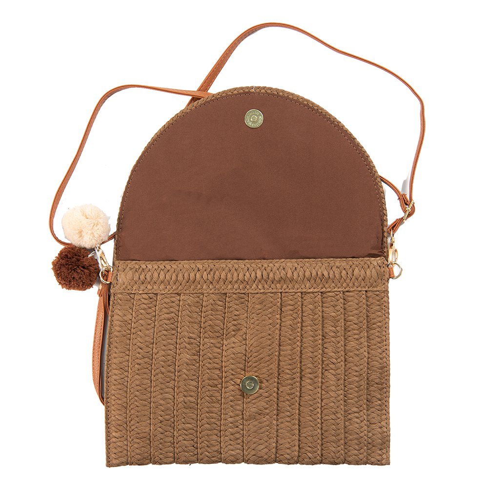 Handtas Dames Bruin, Polyester 27x3x20 cm