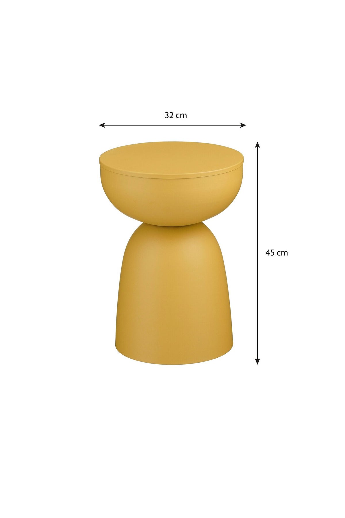Elliott bijzettafel oker